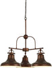 Lampadario-Rustico-Country-Dallas-Acciaio-Marrone-Bianco-3-Luci-E27