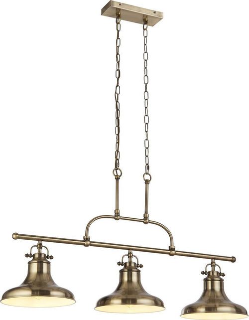 Lampadario-Rustico-Country-Dallas-Acciaio-Ottone-3-Luci-E27