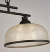 Lampadario-Rustico-Country-Highworth-Acciaio-Bianco-Vetro-Nero-3-Luci-E27