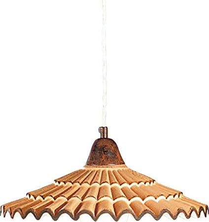 Lampadario-rustico-Due-P-illuminazione-VANIA-SM-SG-E27-LED-ceramica-sospensione