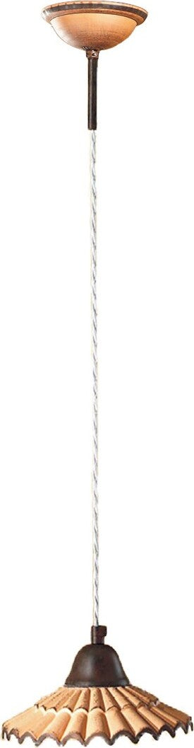 Lampadario-rustico-Due-P-illuminazione-VANIA-SP-E27-LED-ceramica-sospensione