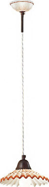 Lampadario-rustico-Due-P-illuminazione-VANIA-SP-E27-LED-ceramica-sospensione