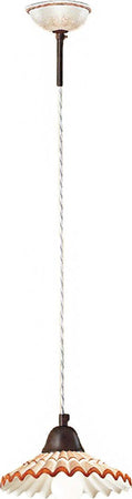 Lampadario-rustico-Due-P-illuminazione-VANIA-SP-E27-LED-ceramica-sospensione