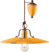 Lampadario-rustico-Ferroluce-Retrò-COUNTRY-C1446-E27-LED-ceramica-saliscendi