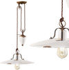 Lampadario-rustico-Ferroluce-Retrò-COUNTRY-C1446-E27-LED-ceramica-saliscendi