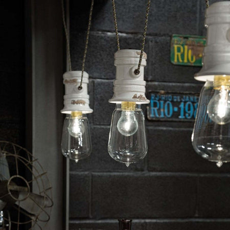 Lampadario-rustico-Ferroluce-Retrò-URBAN-C1742-E27-LED-treccia-ceramica-sospensione