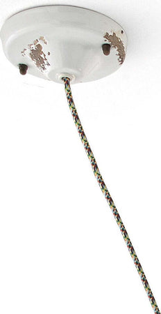 Lampadario-rustico-Ferroluce-Retrò-URBAN-C1742-E27-LED-treccia-ceramica-sospensione