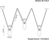 Lampadario-rustico-Ferroluce-Retrò-URBAN-C1742-E27-LED-treccia-ceramica-sospensione