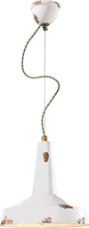 Lampadario-rustico-Ferroluce-Retrò-VINTAGE-C1417-E27-LED-ceramica-sospensione