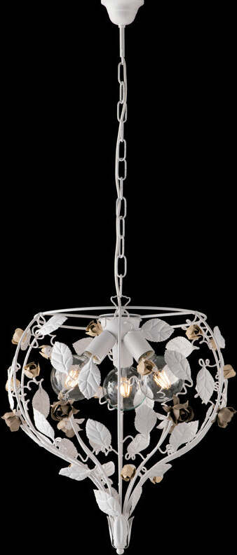 Lampadario-Shabby-Chic-Bella-Bianco-3-Luci-E27