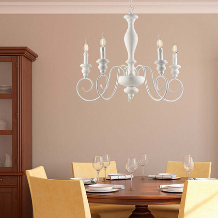 Lampadario-Shabby-Chic-Cascina-Bianco-5-Luci-E14