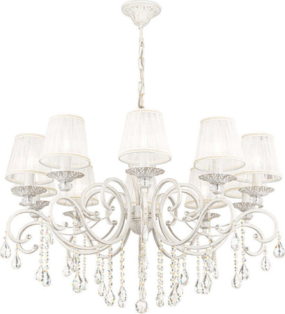 Lampadario-Shabby-Chic-Grace-Metallo-Bianco-10-Luci