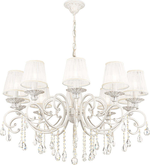 Lampadario-Shabby-Chic-Grace-Metallo-Bianco-10-Luci