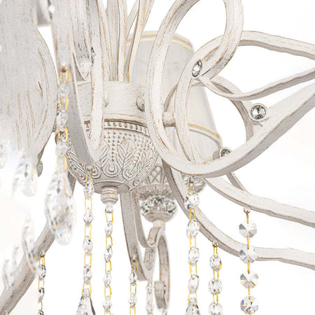 Lampadario-Shabby-Chic-Grace-Metallo-Bianco-10-Luci