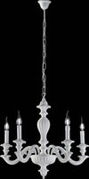 Lampadario-Shabby-Chic-Leonardo-Bianco-5-Luci-E14