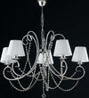 Lampadario-Shabby-Chic-Magda-Cromo-5-Luci-E14-Con-Paralume