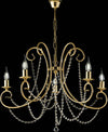 Lampadario-Shabby-Chic-Magda-Oro-5-Luci-E14