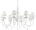 Lampadario-Shabby-Chic-Provenzale-Blanche-Metallo-Bianco-8-Luci-E14