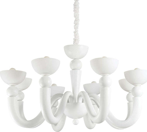 Lampadario-Shabby-Chic-Provenzale-Bon-Bon-Metallo-Bianco-8-Luci