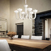 Lampadario-Shabby-Chic-Provenzale-Bon-Bon-Metallo-Bianco-8-Luci