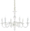 Lampadario-Shabby-Chic-Provenzale-Justine-Metallo-Bianco-6-Luci-E14