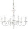Lampadario-Shabby-Chic-Provenzale-Justine-Metallo-Bianco-6-Luci-E14