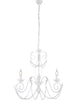 Lampadario-Shabby-Damasco-3-Luci-Ferro-Battuto-Bianco-E-Cristalli