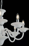 Lampadario Soffio Bianco 6Xe14 66X50Cm Illuminazione/Illuminazione per interni/Lampadari lampade a sospensione e plafoniere/Lampadari Led Mall Home - Napoli, Commerciovirtuoso.it