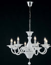 Lampadario Soffio Bianco 8Xe14 71X50Cm Illuminazione/Illuminazione per interni/Lampadari lampade a sospensione e plafoniere/Lampadari Led Mall Home - Napoli, Commerciovirtuoso.it