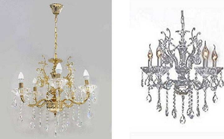 Lampadario Soffitto 5 Bracci A Sospensione Con Catena Gocce Pendenti Lampada A12 Casa, arredamento e bricolage > Illuminazione da interno > Lampadari Trade Shop italia - Napoli, Commerciovirtuoso.it