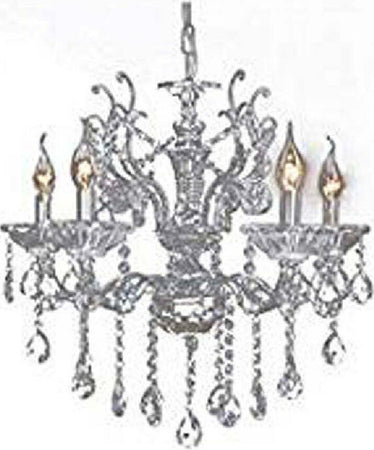 Lampadario Soffitto 5 Bracci A Sospensione Con Catena Gocce Pendenti Lampada A12 Casa, arredamento e bricolage > Illuminazione da interno > Lampadari Trade Shop italia - Napoli, Commerciovirtuoso.it