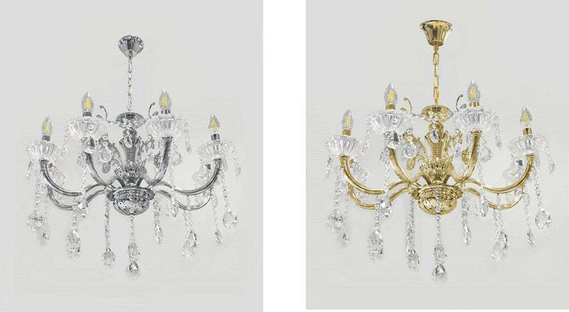 Lampadario Soffitto 6 Bracci Sospensione Plafoniera Sfere Cristalli Pendenti A18 Casa, arredamento e bricolage > Illuminazione da interno > Lampadari Trade Shop italia - Napoli, Commerciovirtuoso.it