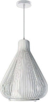 Lampadario Soffitto Attacco E27 Bianco Nero Moderno Sospensione Regolabile B18 Illuminazione/Illuminazione per interni/Lampadari lampade a sospensione e plafoniere/Lampade a sospensione Trade Shop italia - Napoli, Commerciovirtuoso.it