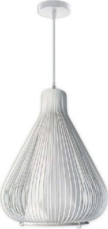 Lampadario Soffitto Attacco E27 Bianco Nero Moderno Sospensione Regolabile B18 Illuminazione/Illuminazione per interni/Lampadari lampade a sospensione e plafoniere/Lampade a sospensione Trade Shop italia - Napoli, Commerciovirtuoso.it
