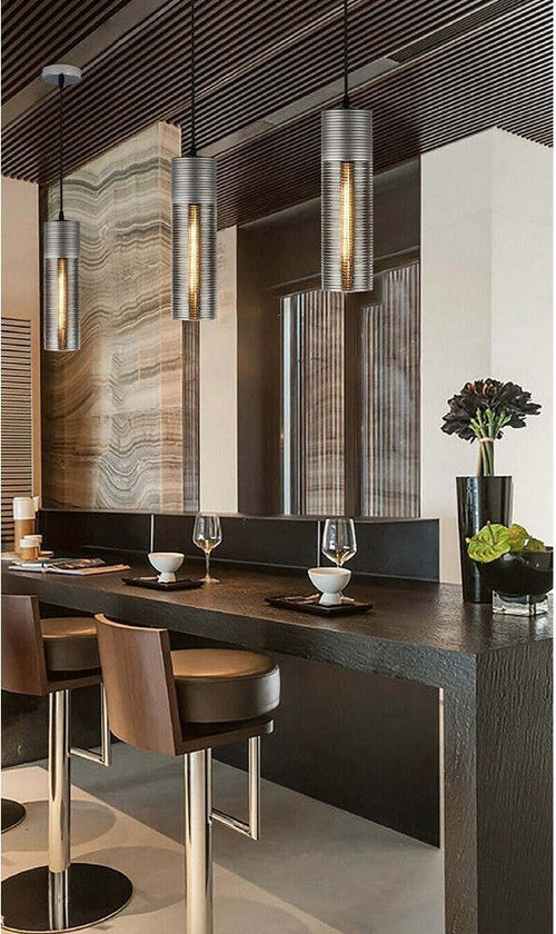 Lampadario Soffitto Cilindrico In Vetro Lampada A Sospensione Attacco E27 A36-03 Casa, arredamento e bricolage > Illuminazione da interno > Lampadari Trade Shop italia - Napoli, Commerciovirtuoso.it