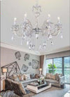 Lampadario Soffitto Classico 6 Bracci Attacco E14 Vetro Effetto Cristallo A01-6 Casa, arredamento e bricolage > Illuminazione da interno > Lampadari Trade Shop italia - Napoli, Commerciovirtuoso.it