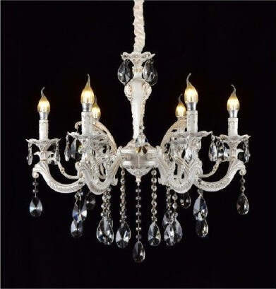 Lampadario-Soffitto-Classico-6-Bracci-Attacco-E14-Vetro-Effetto-Cristallo-A01-6