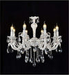 Lampadario-Soffitto-Classico-8-Bracci-Attacco-E14-Vetro-Effetto-Cristallo-A01-8