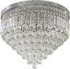 Lampadario-Soffitto-Plafoniera-Con-Sfere-Cristalli-In-Vetro-Portalampada-E14-A