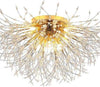 Lampadario-Soffitto-Plafoniera-Oro-Moderna-Cristalli-Fuochi-D'artificio-G9-Pn-13