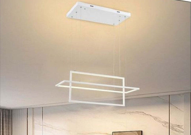 Lampadario Soffitto Sospensione 2 Rettangoli Moderno Lp-34b Luce 3000k 6500k 4000k Casa, arredamento e bricolage > Illuminazione da interno > Lampadari Trade Shop italia - Napoli, Commerciovirtuoso.it