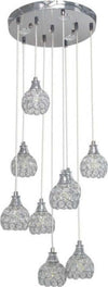 Lampadario Soffitto Sospensione Plafoniera Oro Argento Attacco G9 Luce 6500k B37 Illuminazione/Illuminazione per interni/Lampadari lampade a sospensione e plafoniere/Lampadari Trade Shop italia - Napoli, Commerciovirtuoso.it