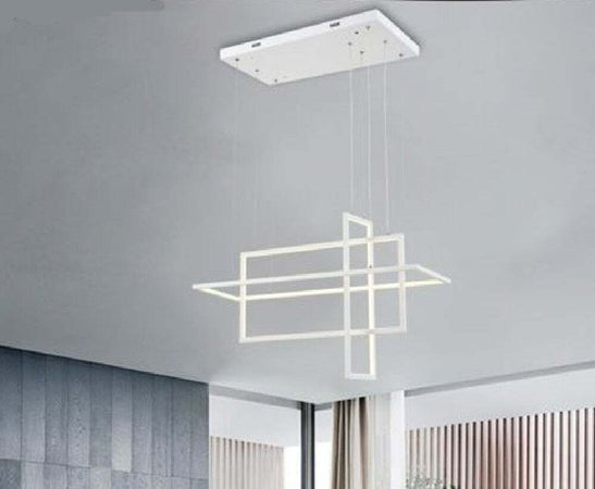 Lampadario Sospensione 3 Rettangoli Moderna Luce 4000k 3000k 6500k Bianca Lp-35 Casa, arredamento e bricolage > Illuminazione da interno > Lampadari Trade Shop italia - Napoli, Commerciovirtuoso.it