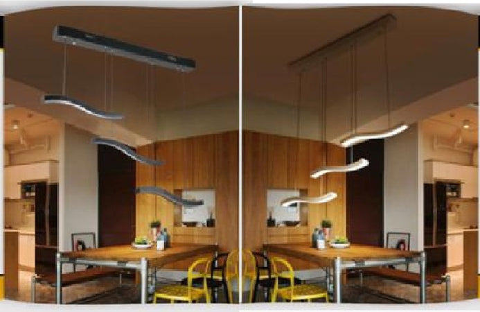 Lampadario Sospensione 40 Watt Plafoniera 3 Onde Lampada Sospesa Luce Bianca B42 Casa, arredamento e bricolage > Illuminazione da interno > Lampadari Trade Shop italia - Napoli, Commerciovirtuoso.it