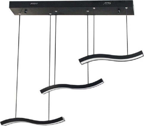 Lampadario-Sospensione-40-Watt-Plafoniera-3-Onde-Lampada-Sospesa-Luce-Bianca-B42