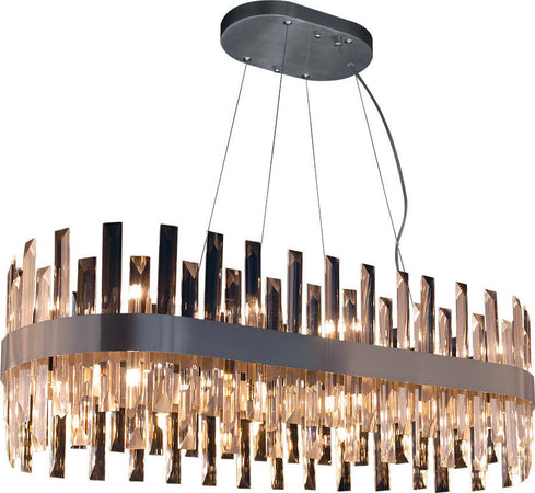 Lampadario-Sospensione-Contemp-Zenna-Metallo-Cristallo-Nichel-Satinato-28-Led-G9