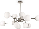 Lampadario-Sospensione-Erich-In-Metallo-Nichel-12-Luci-E-Diffusori-Bianchi