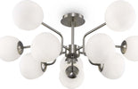 Lampadario-Sospensione-Erich-Metallo-Nichel-10-Luci-E-Diffusori-Bianchi