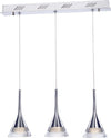 Lampadario-Sospensione-Grande-Moderno-Gioiello-Metallo-Cromo-Vetro-Led-18W