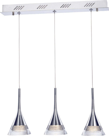 Lampadario-Sospensione-Grande-Moderno-Gioiello-Metallo-Cromo-Vetro-Led-18W